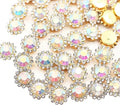 12mm 150pcs Glass AB Colorful Sew on Rhinestones, Crystals Gems Sewing by Unknown