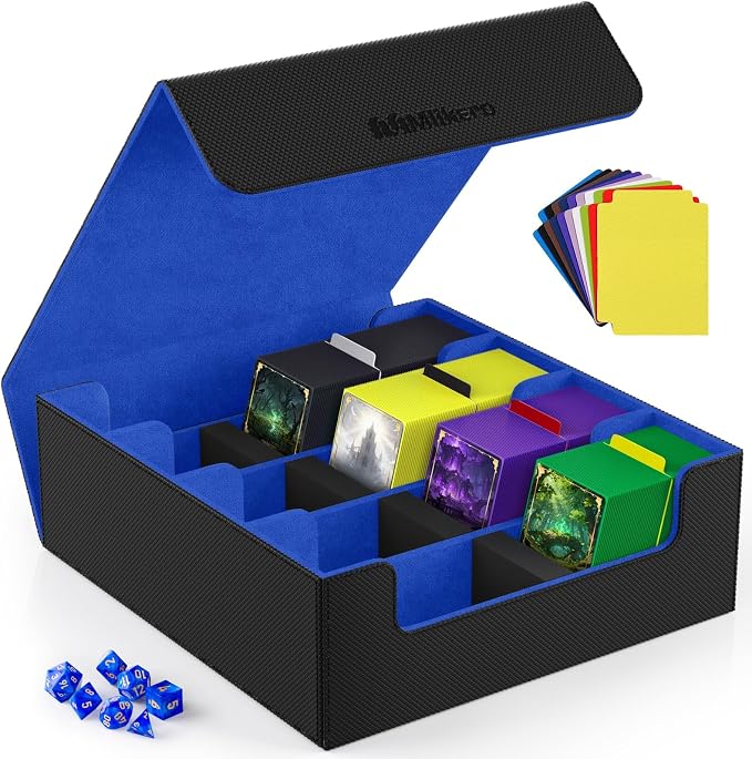 Mlikero Trading Card Storage Box, Bulk Card Storage by Mlikero