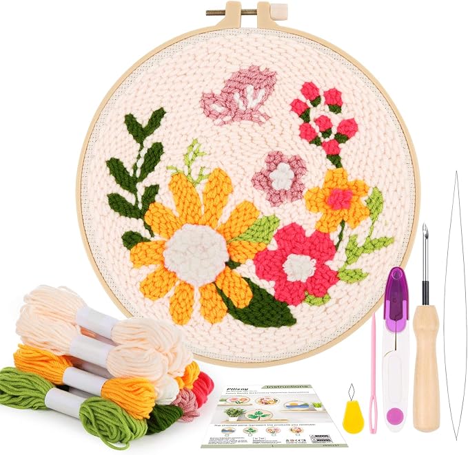 Pllieay Punch Needle Embroidery Starter Kits by Pllieay