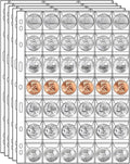 MUQING 840 Pockets Coin Pages, 20 Sheets Pocket Inserts Collecting Sleeves by MUQING