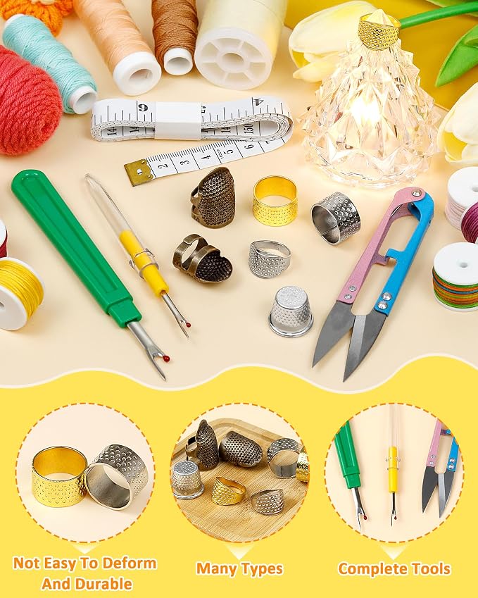 FIVEIZERO Thimble Kit– Sewing Thimbles - Image 3