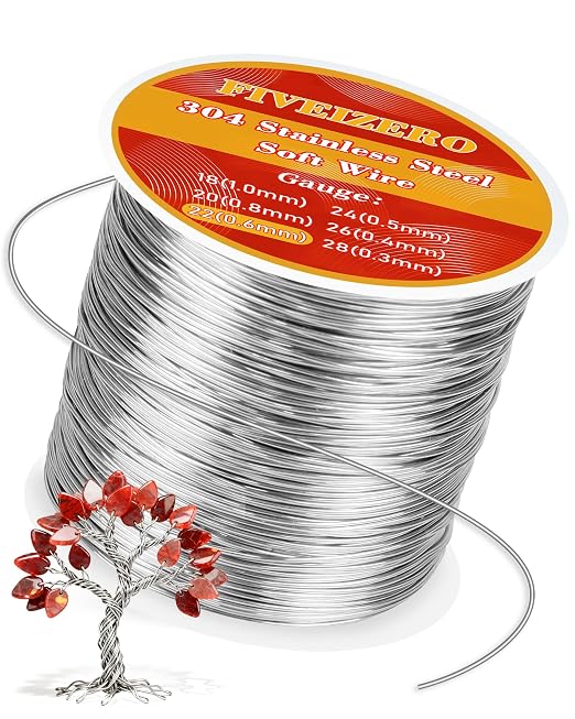 FIVEIZERO 22 Gauge 304 Stainless Steel Wire by FIVEIZERO