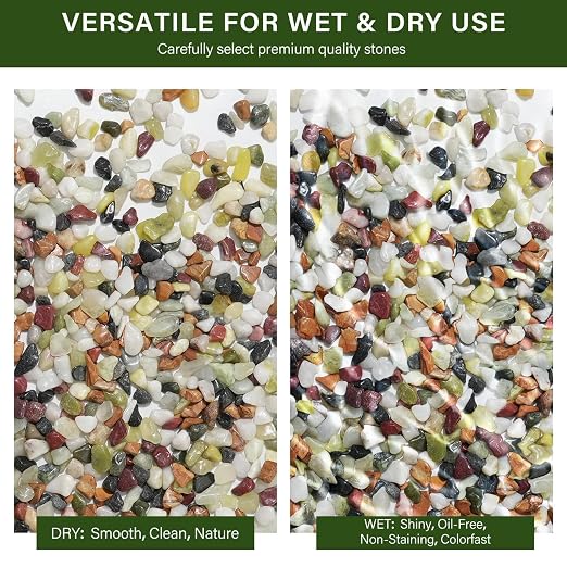 NUPICK 6 lbs Pebbles for Indoor Plants, 3/8 Inch Pea Gravel for Fish Tank - Image 7