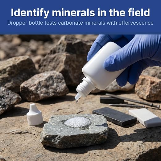 United Scientific™ Mineral ID Kit, 7 Piece Geology Rock Testing Tools | Mohs - Image 2