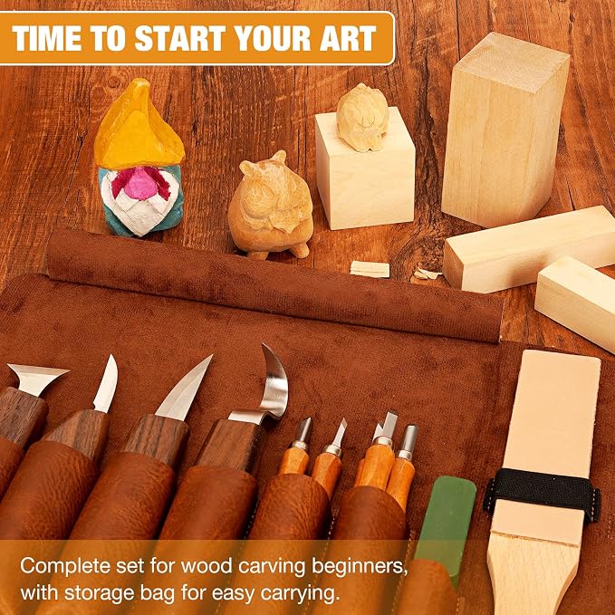 Wood Carving Kit, Wood Whittling Knife Kit - Image 2