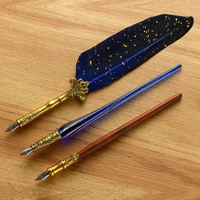 Joyeee Antique Quill Pen Set, - Image 7