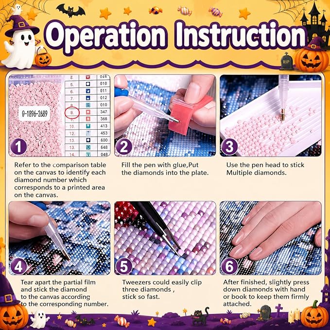 5D Witch Pearl Painting Kits for Adults - Image 6