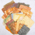 84 Sheets Small Textured Scrapbook Paper and 3D Embossed Collage Paper by Diuhofart