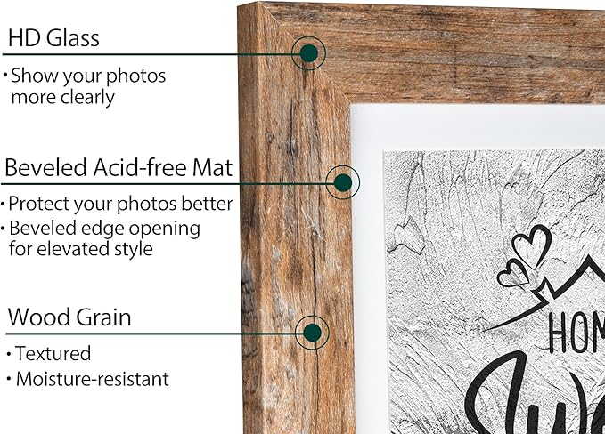 Califortree Rustic Brown 11x14 Picture Frame - Image 2