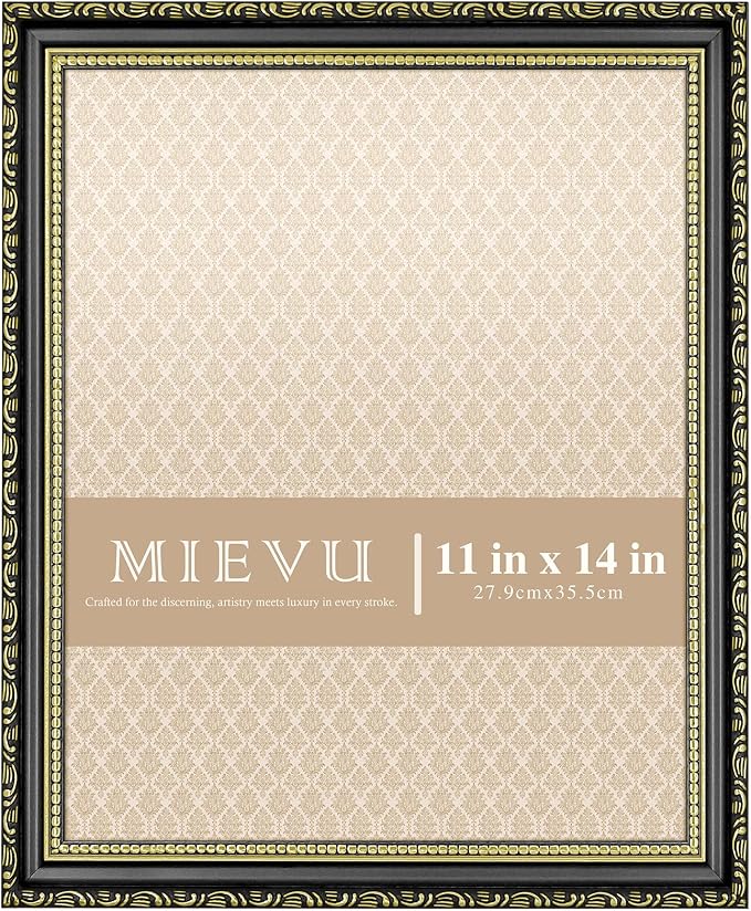 11×14 Picture Frame Gold by MIEVU