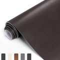 Leather Repair Patch Kit – Self-Adhesive Leather Repair Tape for Furniture, Couch, Sofa, Car Seats – Instant Fix for Scratches, Cracks & Peels. Waterproof, Durable, Easy to Use(3.9X79 inch,Dark Brown)