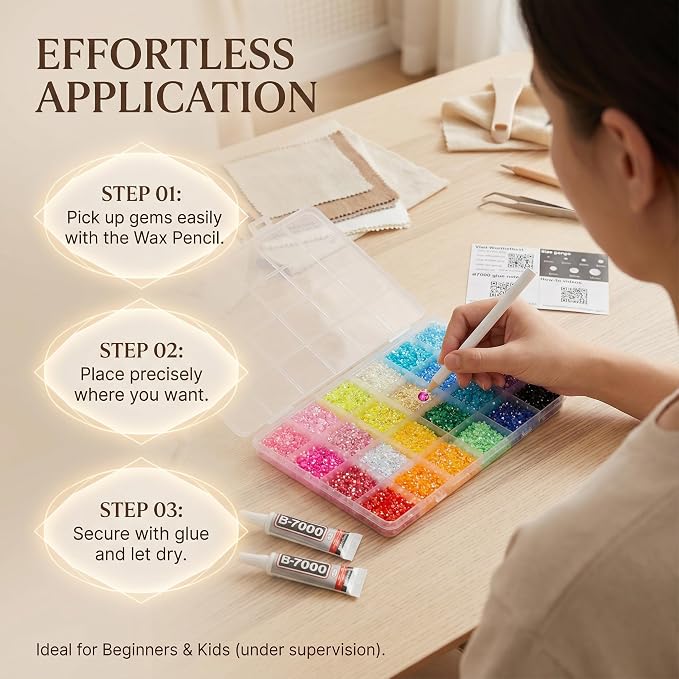 4500PCS 5MM 24 Colors Rhinestones - Image 6