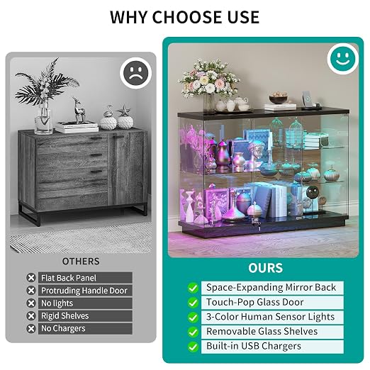 HNEBC 47.2" W Display Cabinet - - Image 5