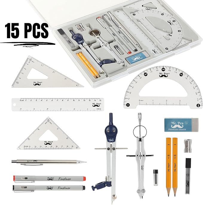 Mr. Pen- Professional Geometry Set, Drafting Tools - Image 2