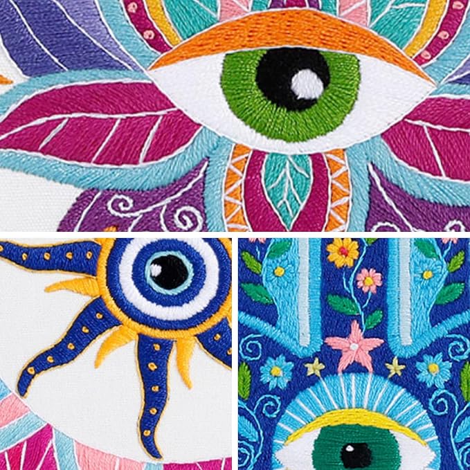 Louise Maelys 3 Set Tarot Evil Eye Embroidery Kits - Image 5