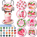 Reallnaive 8 Pcs Strawberry Paint by Numbers Kit by Unknown
