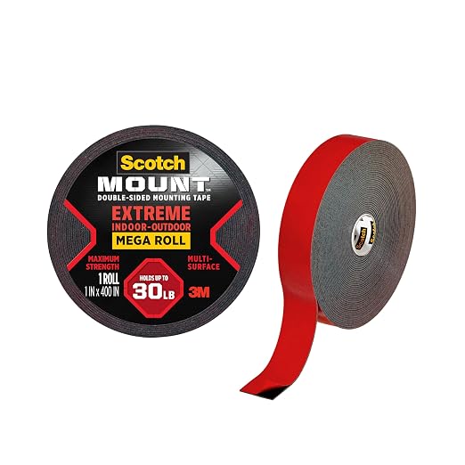 Scotch-Mount Double Sided Mounting Tape Heavy Duty, 1 Roll Adhesive Tape by Unknown