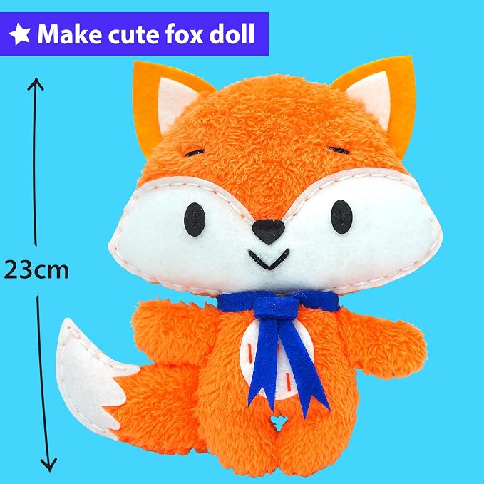 KRAFUN Fox Sewing Kit for Kids Ages 8-12 - Image 2