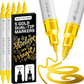 ARTISTRO 5 Gold Acrylic Paint Markers by ARTISTRO