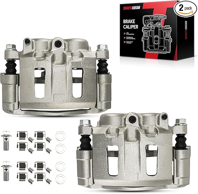 Torchbeam Front Brake Calipers Set for Chevrolet 1998-2005 Blazer, Chevrolet 1998-2003 S10 4.3L, GMC 1998-2001 Jimmy, Front Left and Front Right Calipers Replace # 18B4694+18B4695