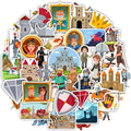 BulbaCraft 100Pcs Medieval Stickers by BulbaCraft