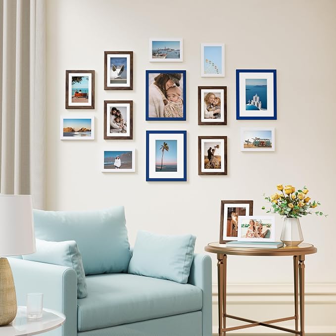 Vittanly 15 Pack Picture Frames Collage Wall Decor, Gallery Frame Set - Image 4