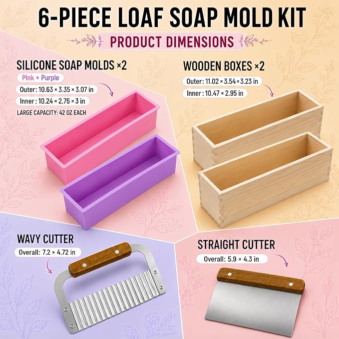 SJ 2-Pack 42 oz Soap Making Kit - Image 4