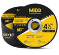 60 PCS Cut Off Wheels Angle Grinder Cutting Disc 4-1/2" x .045" x 7/8" Ultra Thin Cut Off Wheel for Metal