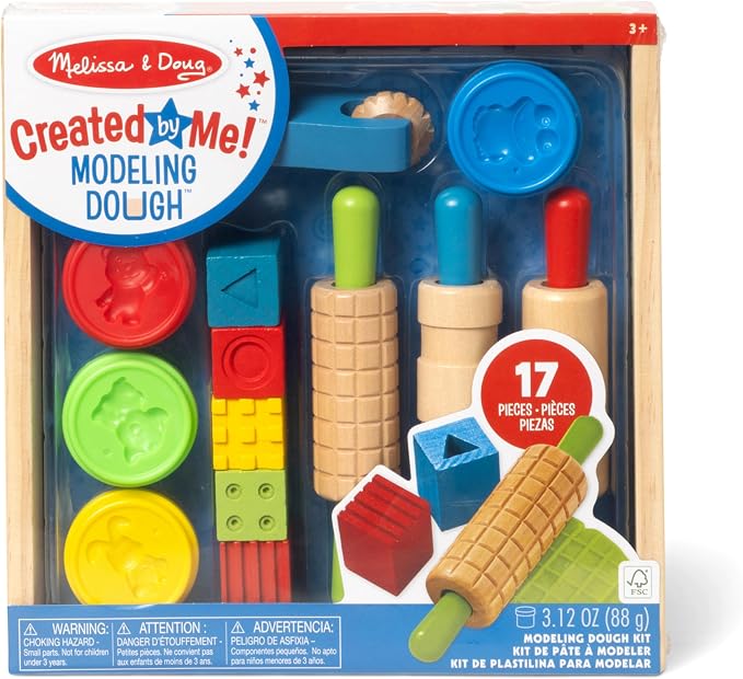 Melissa & Doug Shape, and Mold Clay Activity Set by Unknown