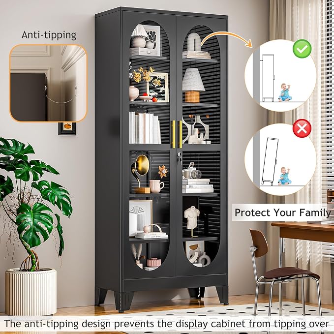 75" H Locking Display Cabinet - Image 5