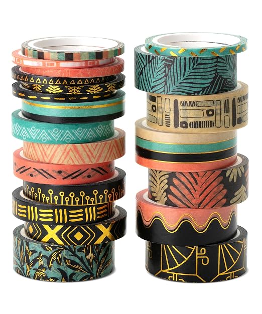 Mr. Pen- Washi Tape Set, 21 Rolls, 5.5 Yards/Roll | Washi Tape by MrPen