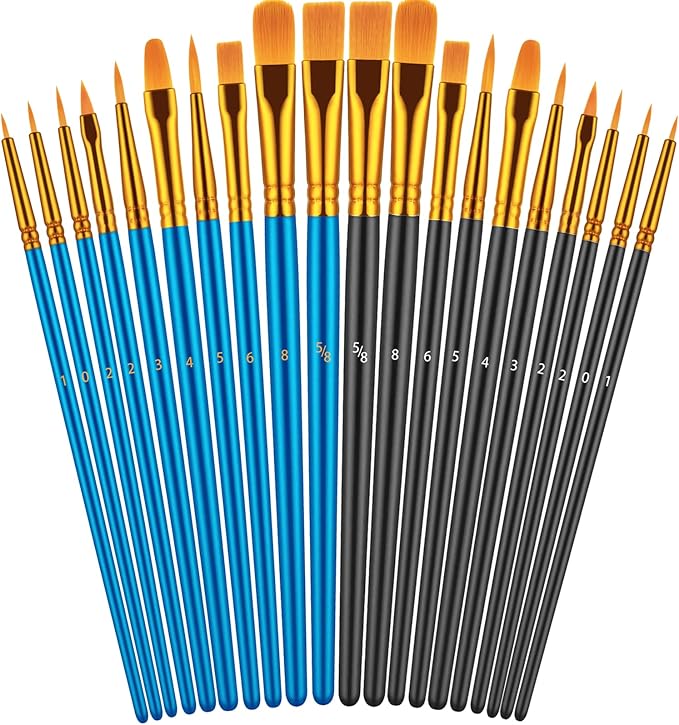 Paint Brushes Set, Oil Watercolor Acrylic Paint Brush, Artist Paintbrushes by TumblerHome
