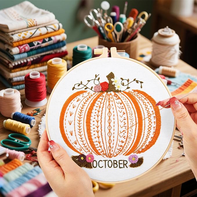 Easy Beginners Embroidery Stitches Practice Kits - Image 6