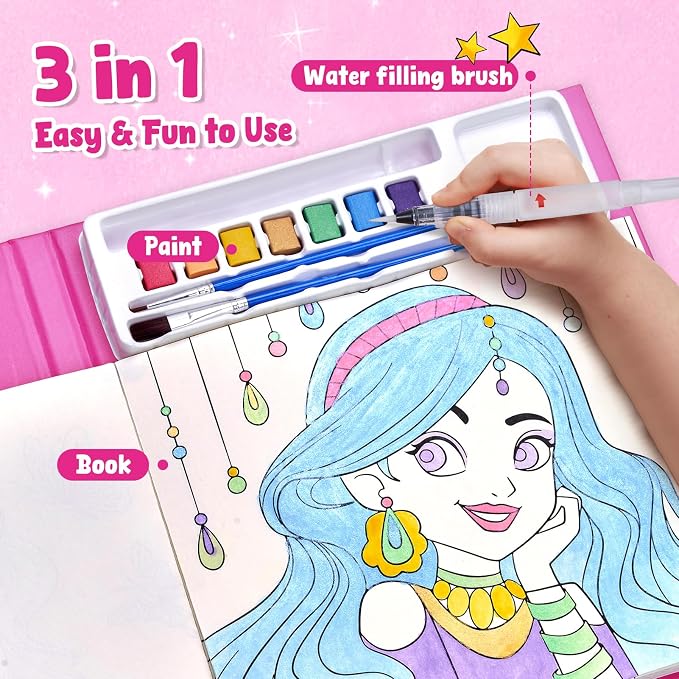JoyCat Paint with Water Coloring Books - Image 7