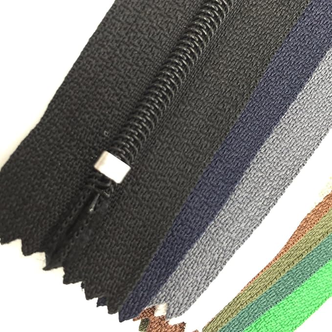 Zippers for Sewing, DOITEM 48 pcs 60cm/24 Inch Zippers Multicolor Nylon Coil - Image 5