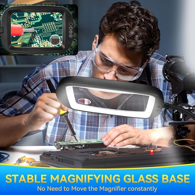 30X 10X Extra Large Floor Magnifying Glass - Image 3