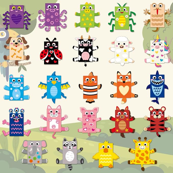 WATINC Paper Hand Puppet Making Kit - Image 4