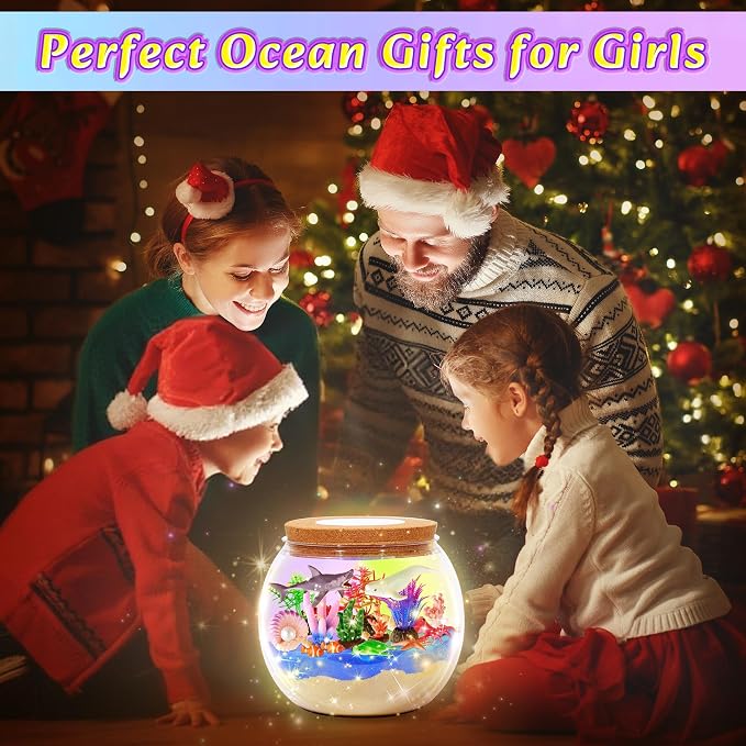 Gifmore Ocean Light Up Terrarium Kit - Image 4
