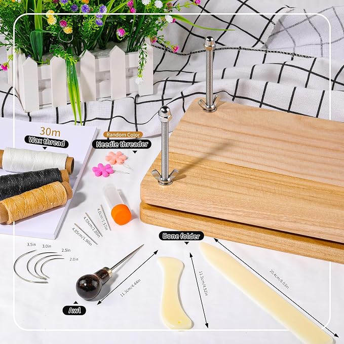 JUPEAN Book Binding Kits, Bookbinding Supplies, Bookbinding Kit - Image 6