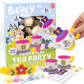Bluey Paint & Play Tea Party, 6-Piece Wooden Tea Set, Customize by HorizonGroupUSA