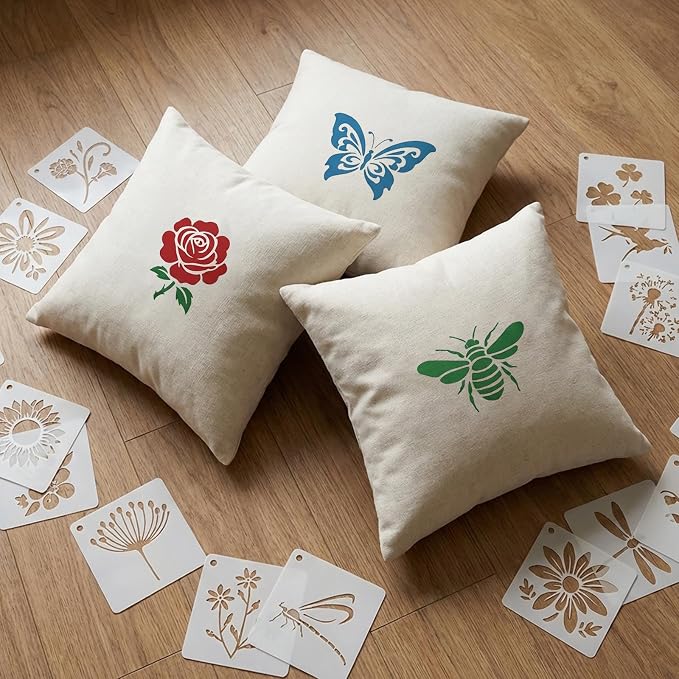 4 Inch Botanical Stencils for Painting - Image 5