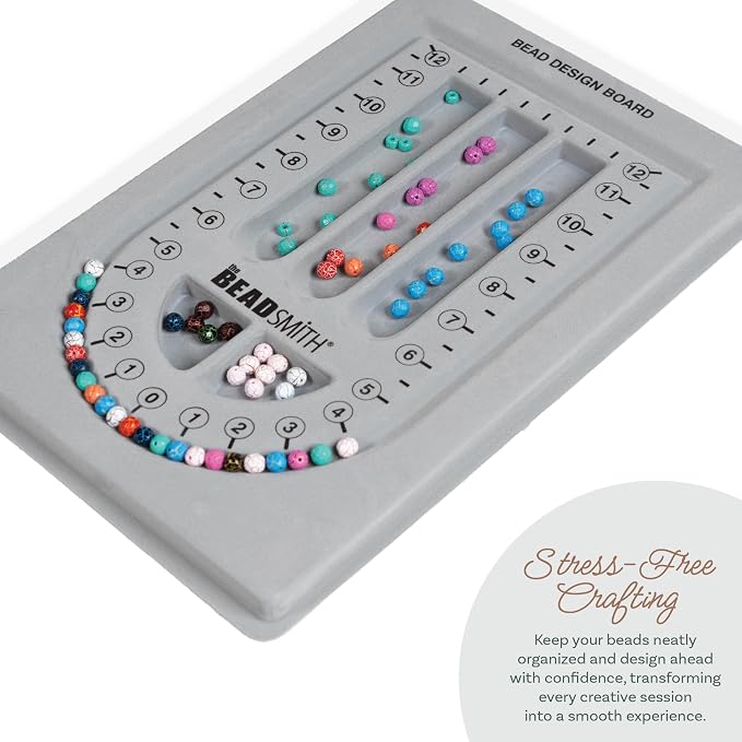 The Beadsmith Bead Board, 28” U-Shaped Channel, 8.5 x 12 inches, Design Boards - Image 5