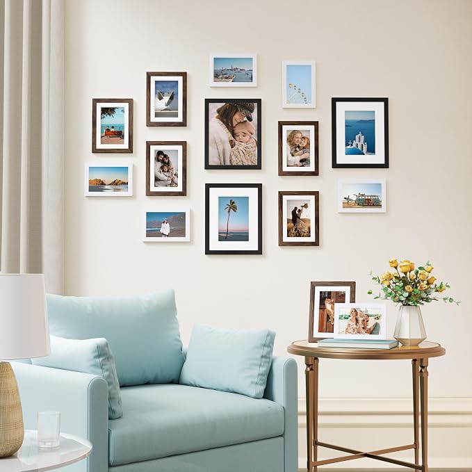 Vittanly 15 Pack Picture Frames Collage Wall Decor, Gallery Frame Set - Image 4