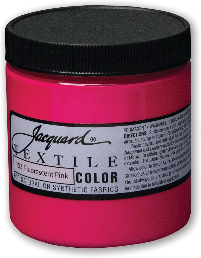 Jacquard Products Textile Color Paint FL, Fluorescent Pink, One Size by Jacquard