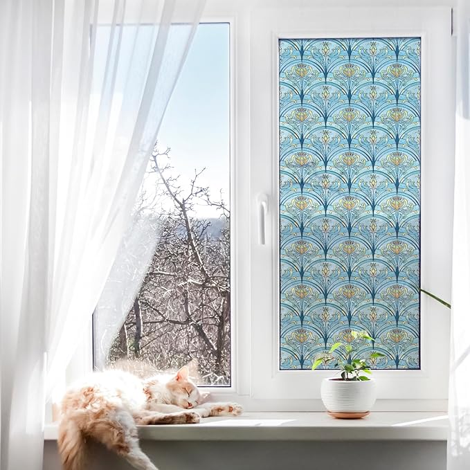 3D Vintage Stained Glass Window Film - Image 3