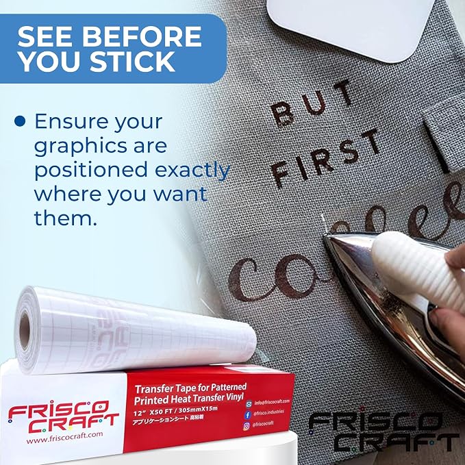 Frisco Craft Clear Transfer Tape Vinyl Roll - Image 3
