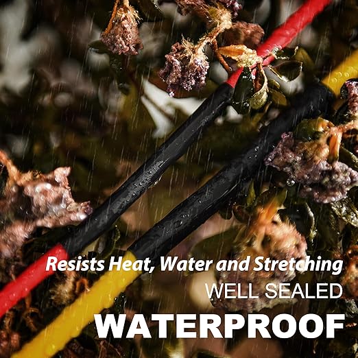 1/4" 65ft 3:1 Heat Shrink Tubing with Adhesive Lining - Marine Grade, Ideal for Home, Automotive, and Industrial Use - Red