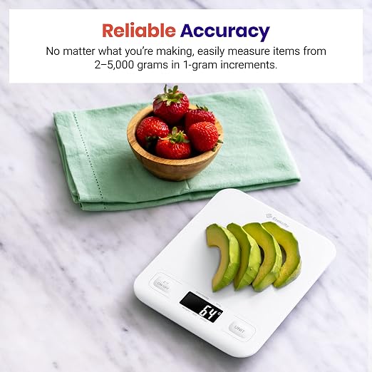 Etekcity Food Kitchen Scale, Digital Grams and Ounces - Image 2