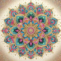 OJTOYART Mandala Flower Special Shaped Diamond Art Kits by Unknown
