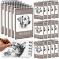 20 Pack 800 Sheets Heavyweight Sketchbook 5.5" x 8.5" 200GSM Very Thick Mixed by UZLUbuywithconfidence